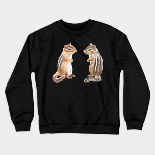 Pair of Chipmunks Crewneck Sweatshirt